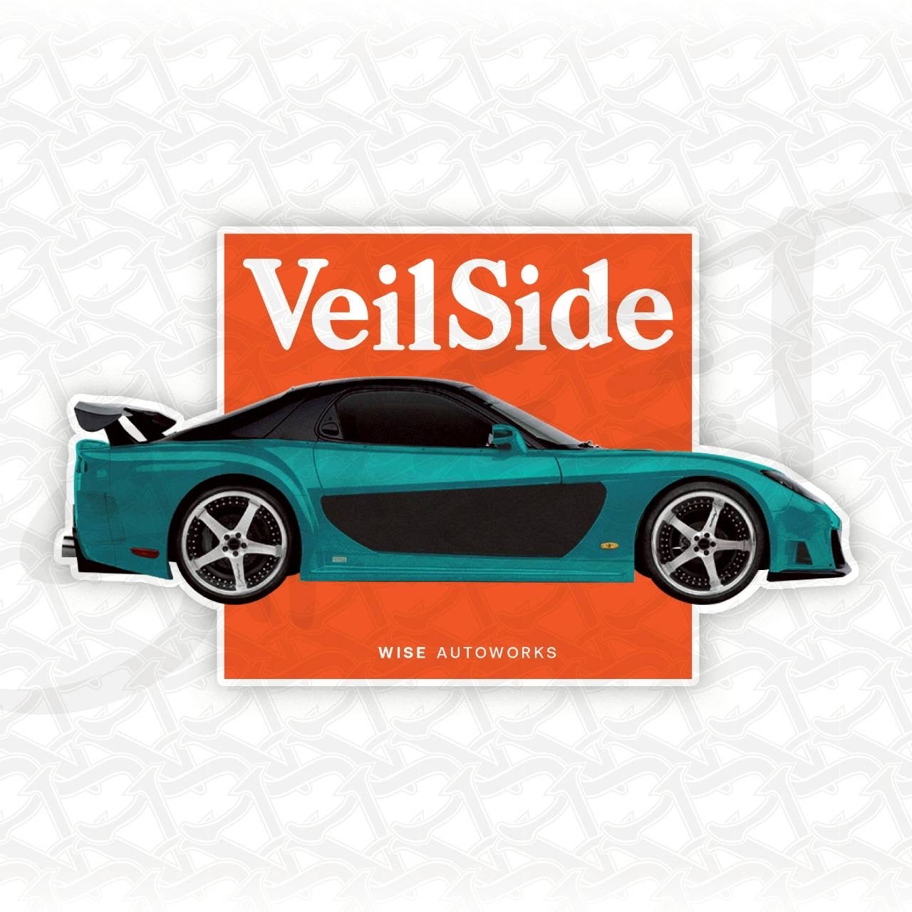 VeilSide sticker - Fortune 7 Ocean